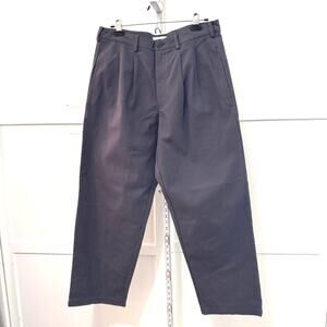 Common Market Pleated Pants Double Pleated Trousers – Gray